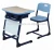 Import Used School Furniture Classroom Drafting Table Student Desk With Panel from China
