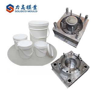 Various sizes plastic paint bucket lid mould supplier