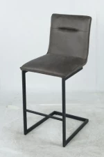 Velvet Fabric Modern Simple Design  Bar  Chair  High Quality Factory Price
