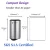 Import Vortex Automatic Polished  Mini Hand Dryer Electric Commercial Stainless Steel from Australia