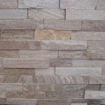 Wall Decorative Natural Stone Building Stone Slate Panel Stacked Stone Golden White Quartz WP-D48