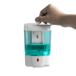 Wall Mounted ABS Plastic Hand Sanitizer Soap Dispenser Kids Kitchen Use Modern Automatic Liquid Soap Dispenser