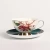 Import Wedding modern luxury floral decal coffee tea cup sets bone china coffee tea set for gifts from China
