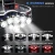 Import White Red Safety Light Best 8 LED Headlamp Flashlight ,  High Power Waterproof Led Head 13000 Lumen USB Rechargeable Headlamp from China