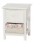 Import White wooden storage cabinet with drawer and rattan basket from China