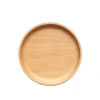 Whole wooden Japanese goods 15cm dried fruit baking dishes coconut wood plates
