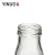 Wholesale 200ml soy yogurt milk glass milk bottle with straw