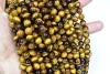 Wholesale A Grade Nature Smooth Gemstone Loose  Tiger Eye  Beads For Jewelry Making