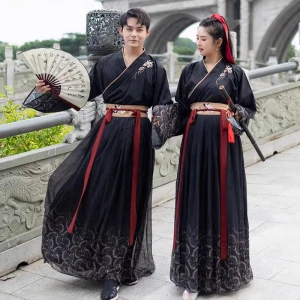 Wholesale Adult Unisex Ancient Costome Plue Size Traditional Chinese Hanfu for women and men