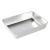 Import wholesale bread fruit dish kitchen tray metal stainless steel deep serving dishes from China