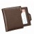 Import Wholesale custom brand short style leather wallet for men travel bifold from China