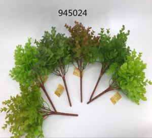 Wholesale Decorative Artificial Foliage Bush Plants For plant wall decor