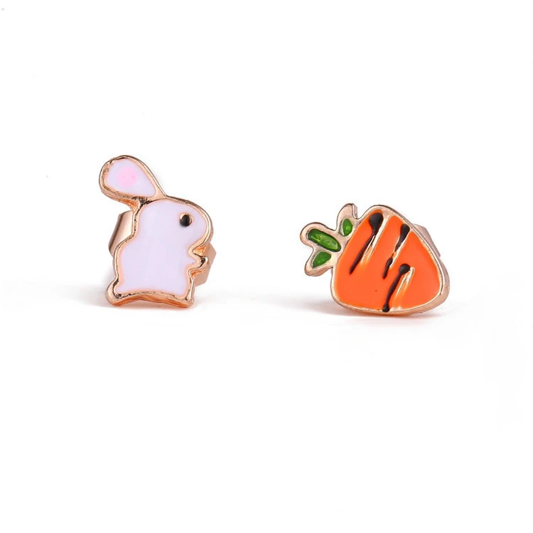 Wholesale Fashion Cute Cartoon Animal Umbrella Ear Stud Earrings for Girls