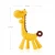 Import Wholesale Food Grade Giraffe Shape Baby rubber Toys Silicone Teether BPA Free  with case one set from China