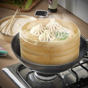 Wholesale Hot Sale Factory Classic Traditional Design Bamboo Steamer