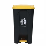 Wholesale Hot Sale Household Recycle Trash Bin Foot Pedal Garbage Bin Plastic Waste Bin