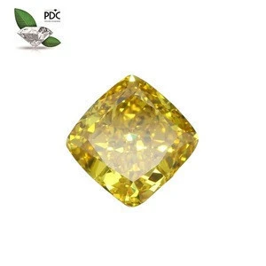 Wholesale lab grown polished 0.5 - 3.0 carat yellow diamonds