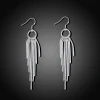 Wholesale Latest Design White Angel Wings hollowed Feather Earrings jewelry High Quality Silver Plating Drop women Earring