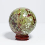 Wholesale Natural Healing Quartz Stone  Crystals Healing Stones Ball Dragon Bloodstone Sphere Reiki Stone Crafts  For Meditation
