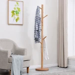 Wholesale office fashion solid wood folding coat rack free sample