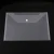 Import wholesale office stationery transparent pp clear snap button document files folder bag from China