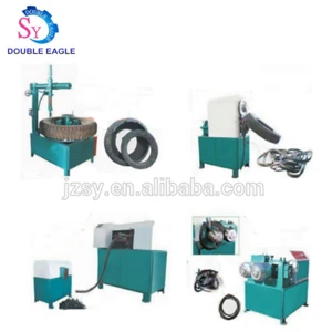 Wholesale price tyre cutting machine/rubber tire recycling machine
