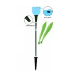 wholesale price Waterproof Tulip Flower Shape Solar Powered LED Light Garden Yard Landscape Lamp with Solar Panel