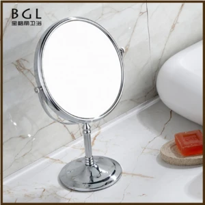 Wholesale Prices Timeless Brass Chrome Finishing Tabled Bathroom Accessories Wall Mounted Bath Mirror