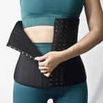Wholesale Private Label Most Effective 25 Steel Bones Shaper Girdles Corset 100% Latex Colombian Waist Trainer