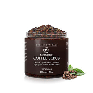 wholesale private label salt coffee bean body scrub