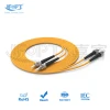 Wholesale Professional multi mode optic patch cord 3.0mm fiber patch cord orange aqua lime green ST-ST Duplex UPC patch cord
