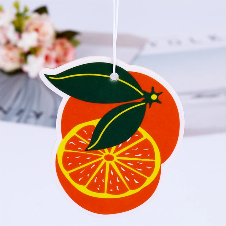 Wholesale Promotion Custom Hanging Organic Paper Car Air Freshener