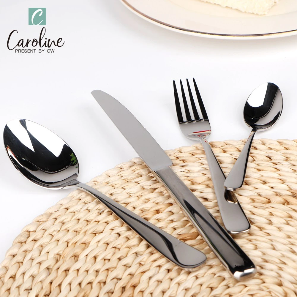 Wholesale Silverware Stainless Steel Home Kitchen Flatware Fork Spoon and Knife Set