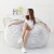 Import Wholesale Stone Fur Huge Round Bean Bag  Morden Pouf Seating Cover from China