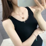 wholesale strech shirt  girl hemming collar camisole