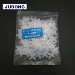 Wholesale Tile Accessories Leveling System 100pcs 5mm plastic tile cross spacer