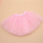 Wholesale Tutu Skirt Summer Kids Baby Star Glitter Dance Skirt