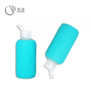 Wholesale Water Glass Bottle Cover Silicone Sleeve Water Bottle