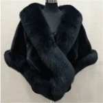 Wholesale Womens Faux Fur Coat wedding cloak cape Shawl For Evening Party
