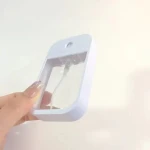 Wholesales 50 ml empty plastic refilled spray credit card shape pocket size perfume spray bottle for hand sanitizer sprayer