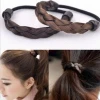 Wholesales Synthetic Elastic Braided Hair Ties Elastic Hair Bands New Hair Jewelry for Women