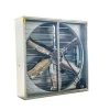 Wing blade wall mounted automatic shutter industrial factory greenhouse ventilation exhaust fan
