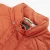 Import Winter mens down jacket coats orange twill quilted stand collar down jacket with pockets and press buttons from China