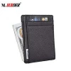 WM4004 Amazon hot style black saffiano leather slim wallet man RFID card holder
