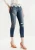 Import Women Ankle-length Slim Fit Ripped Jeans With Embroidery Flowers from China