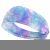 Import Women Butterfly Print Headband yoga movement wash head with Ins elastic  hair band from China