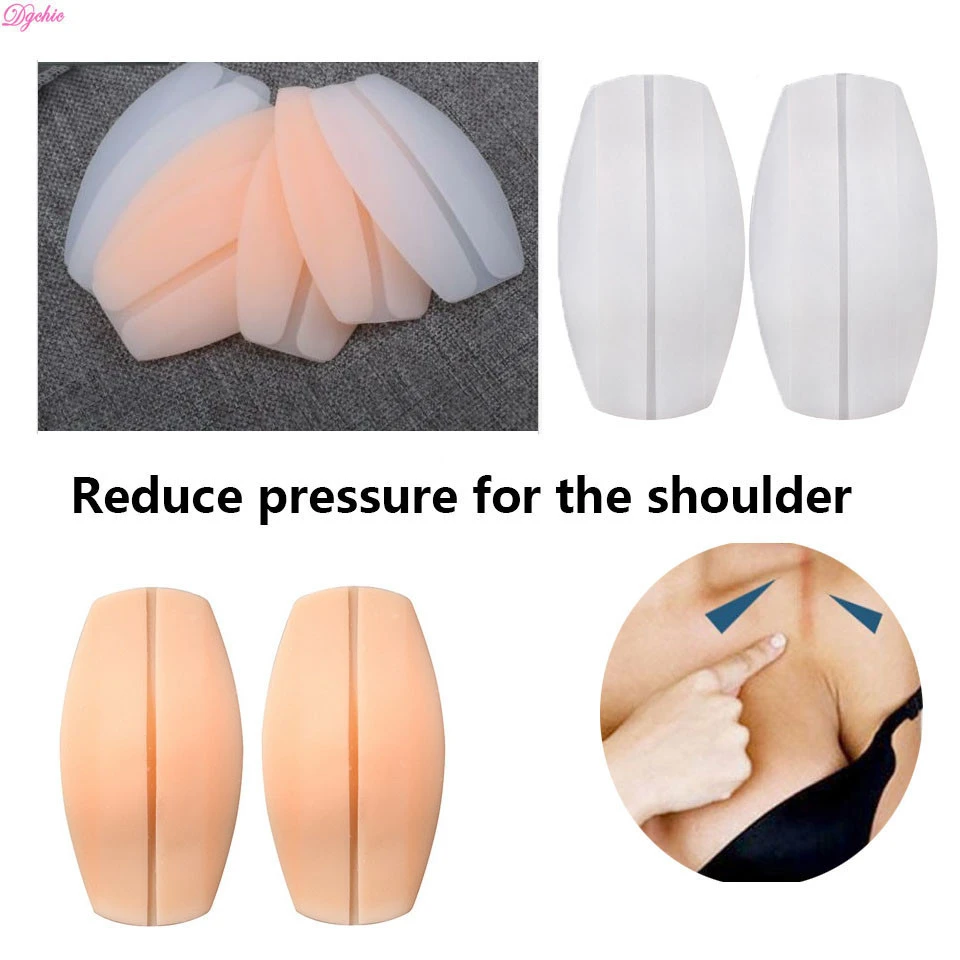 Women Invisible Underwear Comfortable Anti-slip Silicone Shoulder Pad Protect Shoulders Against Rubbing