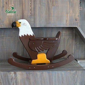 Wood factory child indoor outdoor game wooden animal shape ride on animal toy