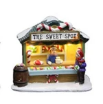 Wood House Scene Sugar Discount Accessory fragrant originality Accessories markets plastic christmas village resin