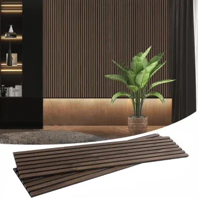 Buy Wood Slat Acoustic Panels For Stylish Decor And Noise Reduction, 3d ...